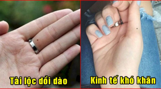 Phụ nữ có nốt ruồi ở ngón tay chú ý: Ngón giữa lộc phúc đủ đầy nhưng ngón út hãy dè chừng điều này