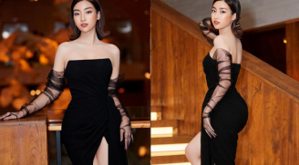 Hoa hậu Đỗ Mỹ Linh bị nghi độn mông khi diện đầm bó sát khoe vòng 3 'khủng' bất thường