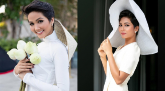 Hoa hậu H’Hen Niê chứng minh càng da nâu, mặc màu trắng càng đẹp
