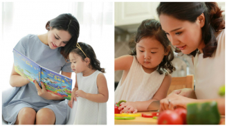 Hoa hậu Hương Giang bày tuyệt chiêu “dụ” con gái học nấu ăn, bé biết luộc rau, rán trứng từ khi 5 tuổi
