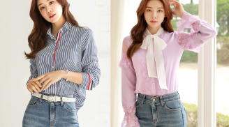 4 mẫu sơ mi truyền thống nhưng không bao giờ lỗi mốt mà chị em nên sắm