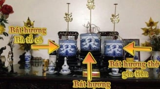 Cách đặt vị trí bát hương trên bàn thờ đúng chuẩn để tổ tiên ƯNG LÒNG, ban tài phát lộc cho cả gia đình