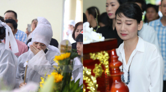 Gia đình, bạn bè bật khóc tiễn đưa cố nghệ sĩ Lê Bình về với đất mẹ