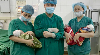 Hy hữu: Thai phụ sinh 3 bé trai 'cùng trứng' giống nhau y hệt, 200 triệu ca mới có 1