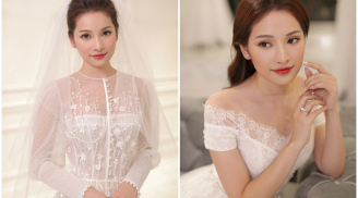 Vợ sắp cưới của Dương Khắc Linh lộng lẫy như công chúa trong ngày thử váy cưới