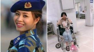 MC Hoàng Linh bị tai nạn lật ngón chân, nghiêm trọng đến mức phải ngồi xe lăn