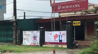 Thanh niên mặc áo mưa xông vào ngân hàng Agribank cướp hơn 500 triệu