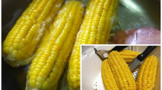 Luộc ngô đừng cho mỗi nước, thêm một nguyên liệu này đảm bảo bắp nào cũng ngon ngọt mà không bị vỡ hạt