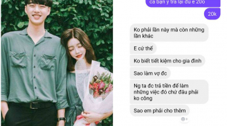 Cô gái trẻ không lấy tiền thừa của shipper bỗng dưng bị người yêu chia tay với lý do 'đáng sợ'