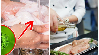 Rửa thịt gà bằng nước lạnh là rước bệnh: Sai lầm sơ đẳng của các bà nội trợ khiến cả nhà dễ ngộ độc