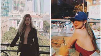 Hậu chia tay Ngô Kiến Huy, Khổng Tú Quỳnh ngày càng táo bạo phanh áo 'hờ hững' khoe vòng 1