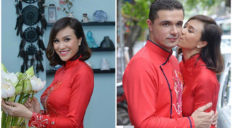 MC Phương Mai rạng rỡ trong lễ ăn hỏi với ông xã người Ba Lan