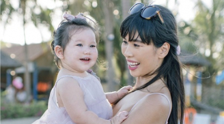 Siêu mẫu Hà Anh tổ chức sinh nhật trên biển cho con gái đầu lòng Myla