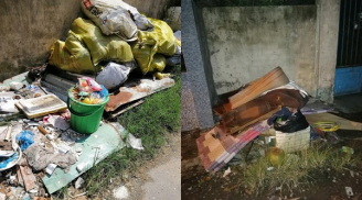 Uất nghẹn vì bị hàng xóm thường xuyên vứt rác thành từng đống trước cửa nhà, cô gái 'đăng đàn' cầu cứu dân mạng