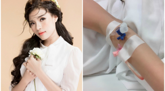 Gửi lời xin lỗi đoàn phim, Thúy Diễm nhập viện trong sự lo lắng của gia đình