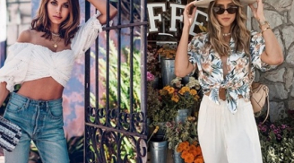 Học các fashionista thế giới cách lên đồ ngày mưa nắng thất thường với crop top trẻ trung