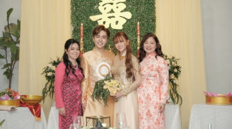 Cận cảnh không gian lễ vu quy của Thu Thủy và chồng kém tuổi