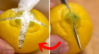 Đúng 0 giờ bỏ đĩa chanh muối ở vị trí này: Cuối năm tiền vào như nước, gia đình hết người đau ốm