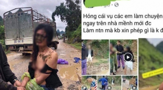 Cô gái trẻ nghi bị nhóm người đánh ghen tới tấp rồi ném chất thải dưới trời mưa gây xôn xao