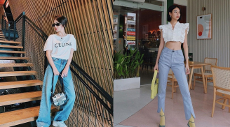 Phong cách đường phố cực cá tính với đồ trắng và quần jean của sao Việt