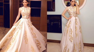 Lý Nhã Kỳ gây sốc với chiếc váy dát vàng lộng lẫy như minh tinh dự sinh nhật tỷ phú giàu nhất Ấn Độ