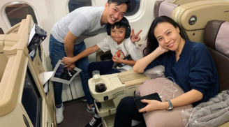 Sau khi cưới, Cường Đô La và Đàm Thu Trang dẫn bé Subeo đi du lịch