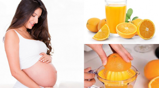 Mẹ bầu uống nước cam lợi nhiều dại gì không thử