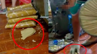 'Nổi da gà' với cảnh tượng làm bánh trung thu siêu bẩn trong xưởng sản xuất bánh