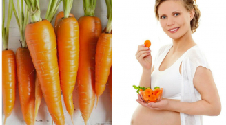 5 lợi ích vàng khi mẹ bầu ăn cà rốt, tốt mẹ khỏe con nhớ bổ sung mỗi ngày
