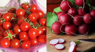 9 loại rau củ quả màu đỏ 'ngon - bổ - rẻ', cực tốt cho sức khỏe