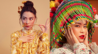 Mãn nhãn với hàng loạt trang phục pha lẫn dân tộc và hiện đại của Hoàng Thùy Linh trong album mới