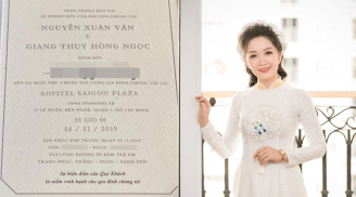 Showbiz 6/11: Thiệp cưới của Giang Hồng Ngọc vừa được hé lộ, BTV thời sự Thu Hà bất ngờ tổ chức lễ ăn hỏi