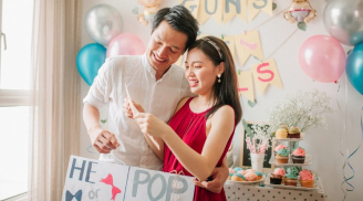 Vợ chồng diễn viên Quang Tuấn - Linh Phi bất ngờ công bố giới tính con đầu lòng