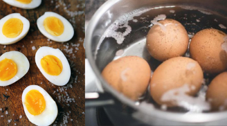 Thả trứng vào nước lạnh sau khi luộc, bí quyết nhỏ nhưng công dụng lớn