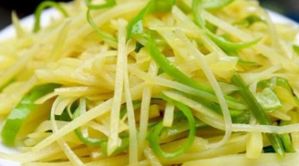 Xào khoai tây nếu thiếu bước này, bảo sao luôn bị dính chảo, dập nát, chẳng thể thơm ngon