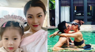 Á hậu Diễm Trang khoe ảnh hôn chồng cực ngọt ngào sau tin đồn làm mẹ đơn thân