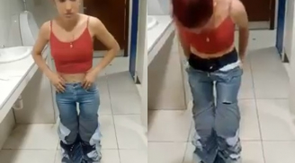 Cô gái trẻ lấy cắp 8 chiếc quần jean rồi mặc lên người nhưng hành động sau đó mới khiến mọi người 'tròn mắt'