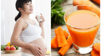 Mang thai ăn cà rốt rẻ như bèo nhưng lại giúp mẹ bầu giảm ốm nghén, bé sinh ra chiều cao vượt trội