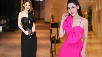 Những chiếc đầm có nơ siêu to khổng lồ được sao Việt mê tít