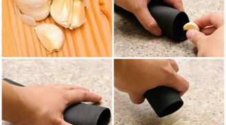 Muốn bóc tỏi vừa nhanh vừa sạch cứ làm theo cách này, chỉ 1 phút là cả củ tỏi lớn bong sạch vỏ