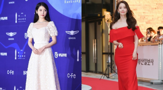 Những bộ váy thảm đỏ ấn tượng nhất của sao Hàn 2019