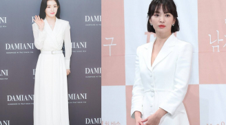Nhờ vào chi tiết này trên chiếc váy mà hai nấm lùn Song Hye Kyo và Irene được hack dáng trông thấy