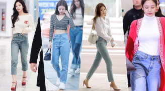 Nhìn Jennie (BlackPink) phối đồ với quần jean đẹp và sang thế này, ai nghĩ cô nàng thật ra chỉ cao 1m58?