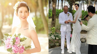 Siêu mẫu Xuân Lan lên xe hoa ở tuổi 41, hạnh phúc sánh đôi bên chồng trong lễ cưới