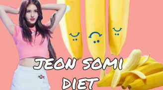 Chế độ giảm cân bằng chuối của mỹ nhân Jeon Somi thật sự khắc nghiệt