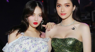 Đứng chung khung hình với nữ idol sexy nhất kpop, Hương Giang vẫn thắng thế nhờ chiếc váy này