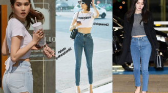 Kpop có Irene, Vbiz có Ngọc Trinh tích cực lăng xê kiểu quần skinny tôn dáng
