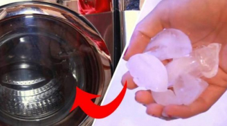 Cho 3 viên đá lạnh vào máy giặt, quần áo lấy ra tự phẳng lì- thơm nức, tiết kiệm một nửa hóa đơn điện