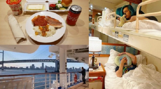 Bữa ăn gây chú ý của những hành khách bị cách ly trên du thuyền Nhật Bản do virus corona