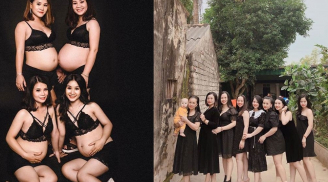 4 chị em ruột chân dài mặt xinh cùng có bầu, khoe vóc dáng sau sinh 'nuột' không tưởng